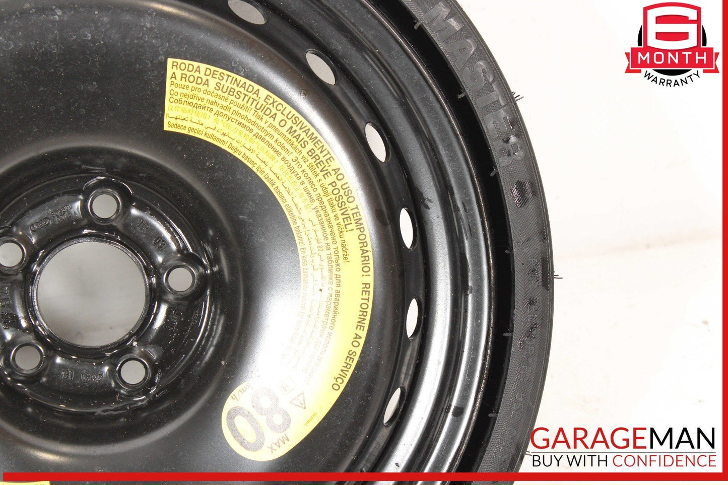 18-23 Audi SQ5 Emergency Spare Tire Wheel Donut Rim 195/75 R18 OEM