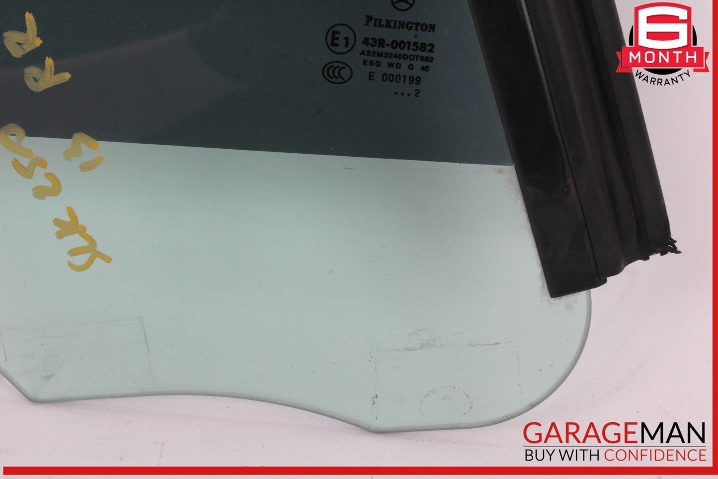 12-20 Mercedes R172 SLK250 Rear Right Passenger Side Quarter Window Glass OEM