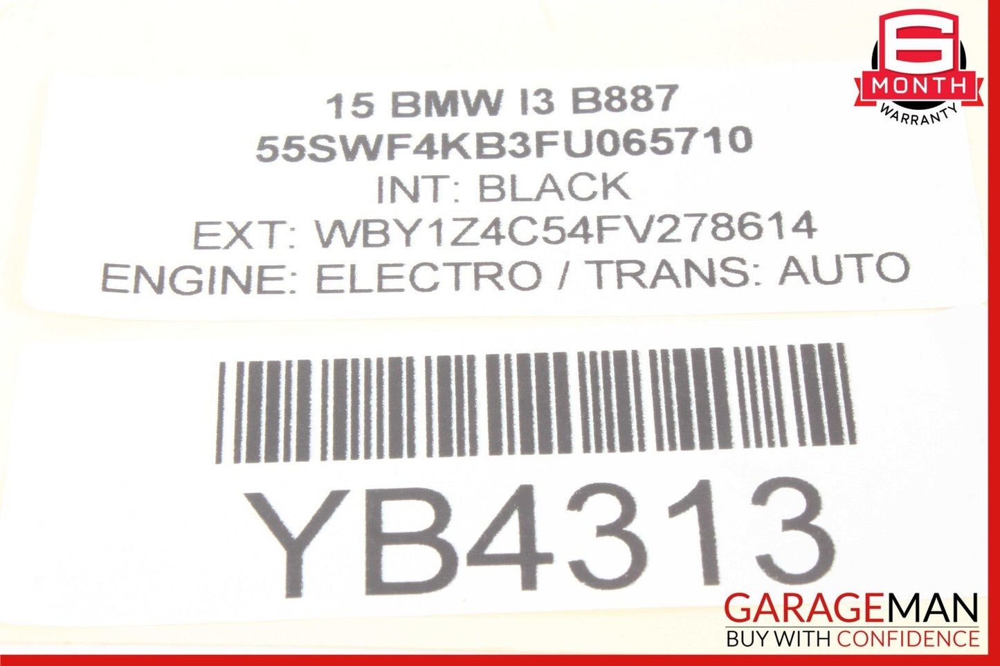 14-21 BMW i3 I01 Hybrid Remote Keyless Entry Smart Key Assembly OEM