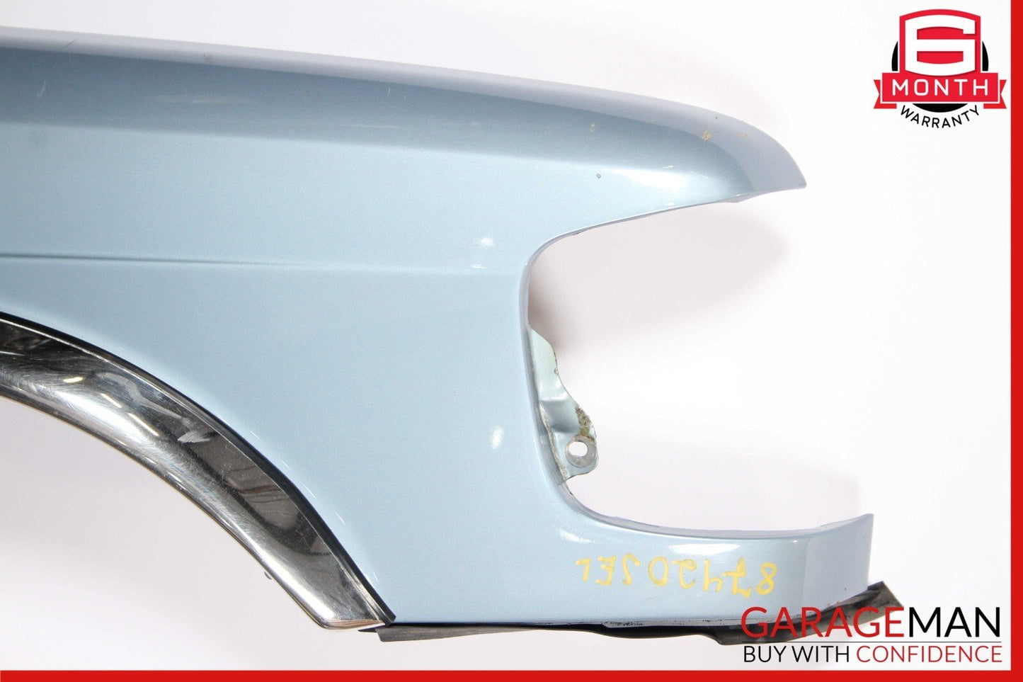 79-91 Mercedes W126 420SEL Front Right Side Wing Fender Panel Diamond Blue OEM