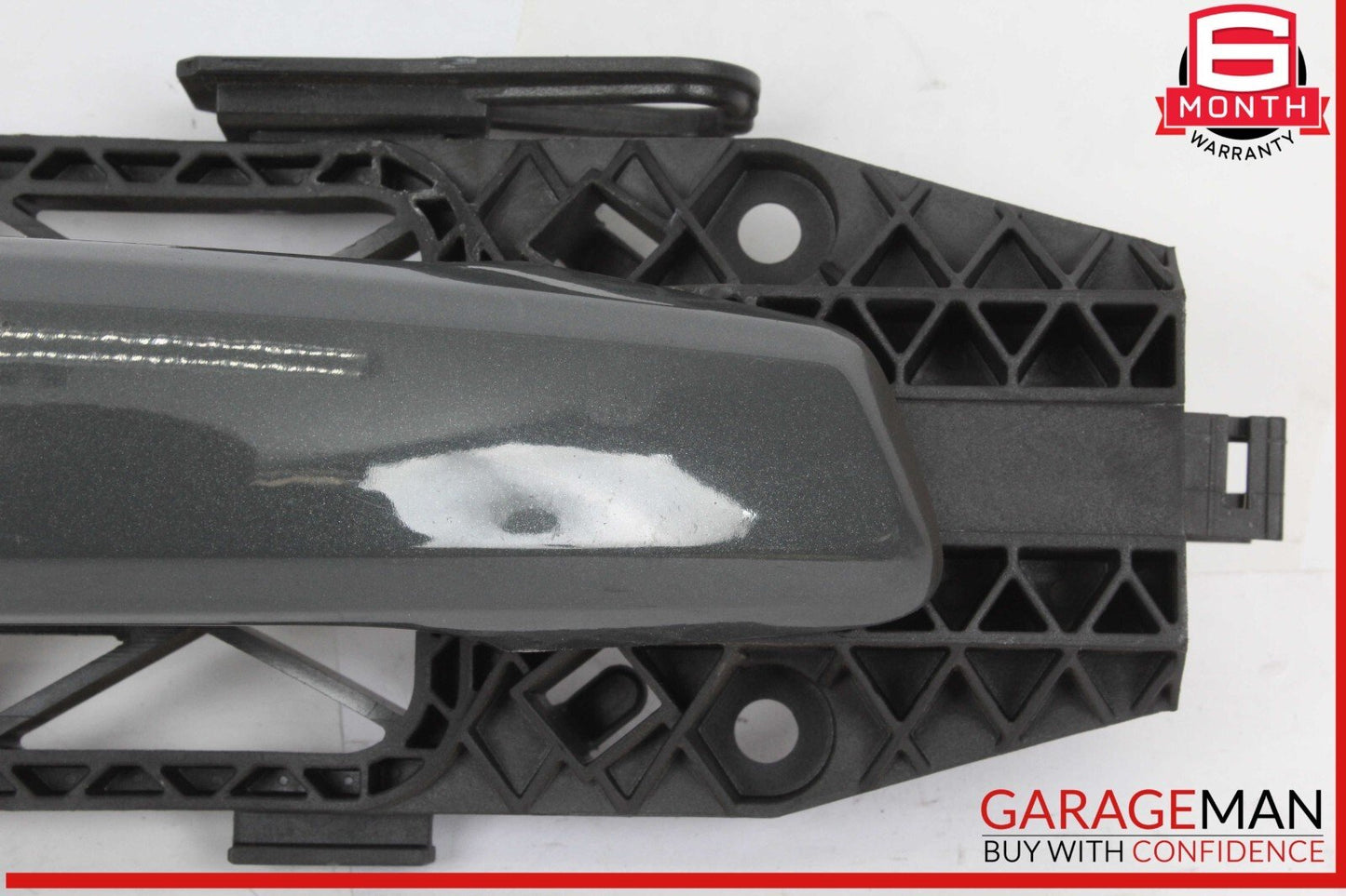 17-20 Audi S3 A3 Rear Left Driver Side Exterior Door Handle Gray 5N0837017D OEM