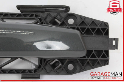 17-20 Audi S3 A3 Rear Left Driver Side Exterior Door Handle Gray 5N0837017D OEM