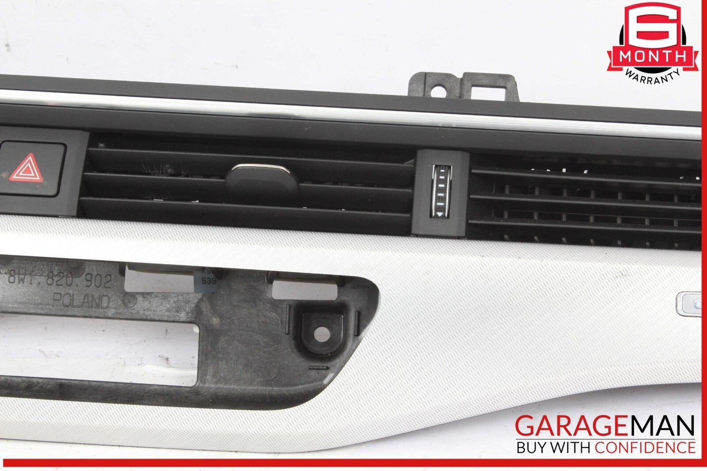 17-24 Audi A4 Dash Dashboard Center AC A/C Air Vent Grille Grill Panel OEM