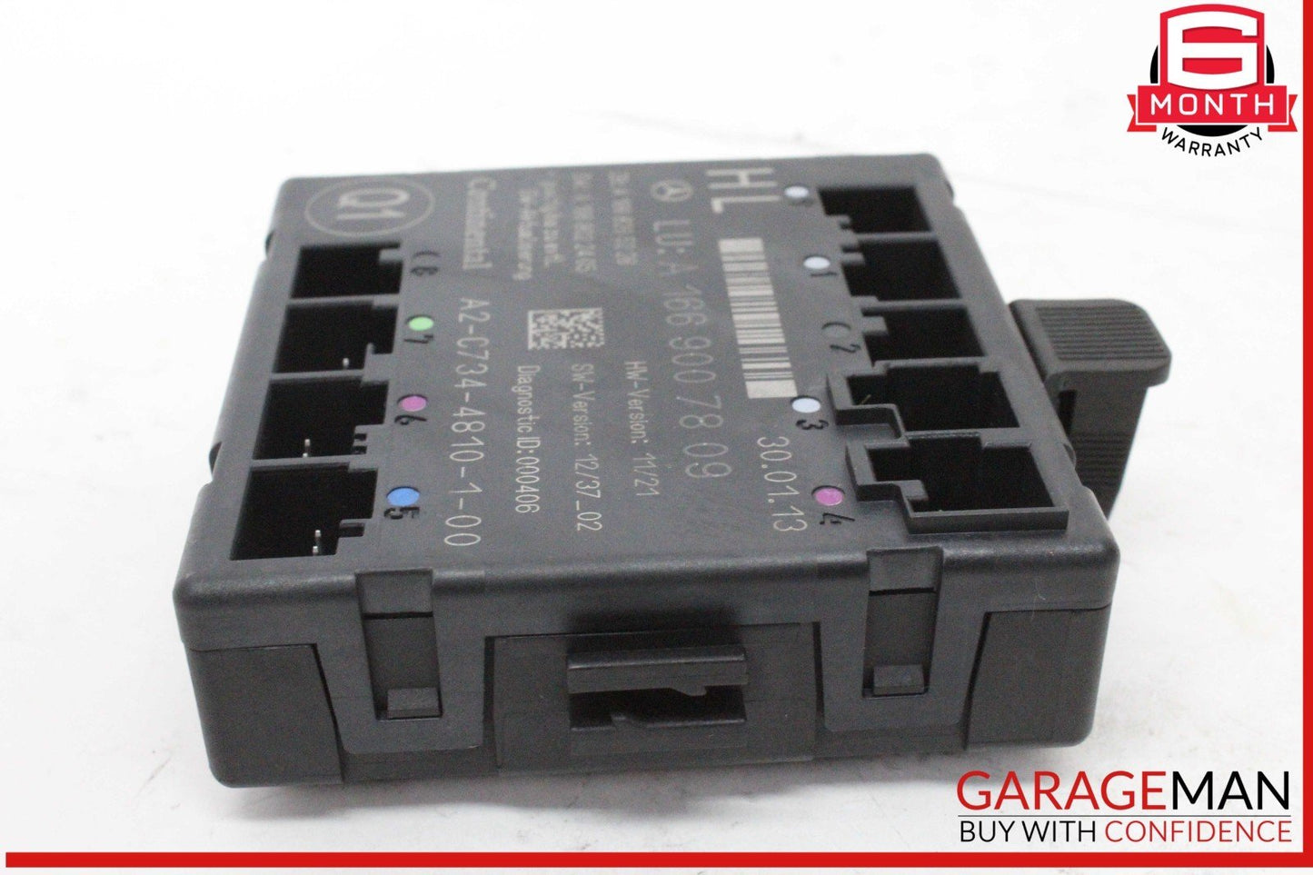 12-19 Mercedes X166 GL450 GLE350 Rear Left Side Door Control Module Unit OEM