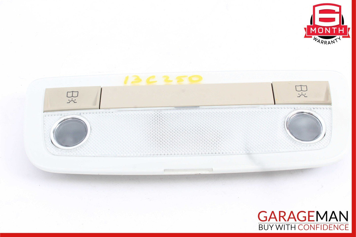 08-21 Mercedes C250 GL550 A220 Rear Overhead Dome Light Reading Map Lamp Beige