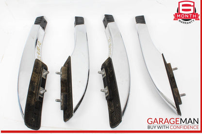 07-12 Mercedes X164 GL450 Roof Rail Rack End Cover Cap Caps Set of 4 Pc Chrome