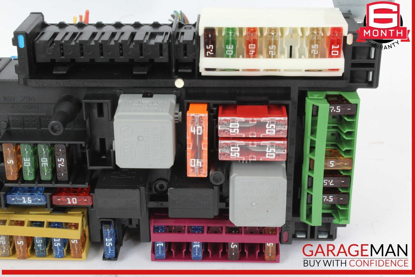 10-18 Mercedes W218 CLS550 E400 Rear SAM Fuse Box Relay Control 2129001406 OEM