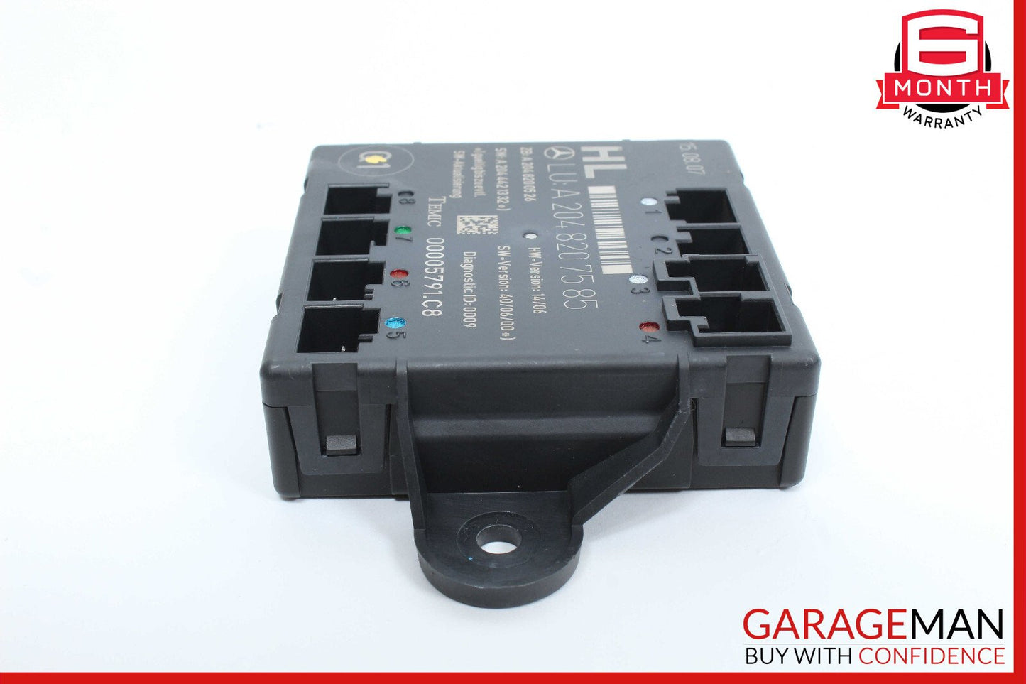 08-14 Mercedes W204 C300 C350 Rear Left Side Door Control Module 2048207585 OEM
