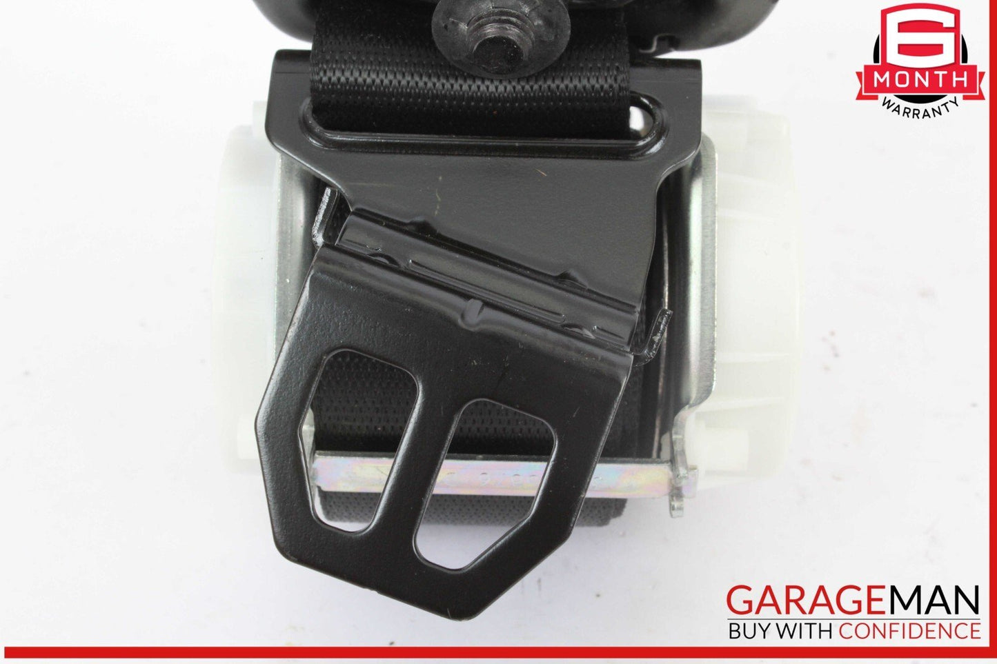 16-22 BMW X1 Rear Inner Outer Center Side Seat Belt Seatbelt Retractor Black OEM