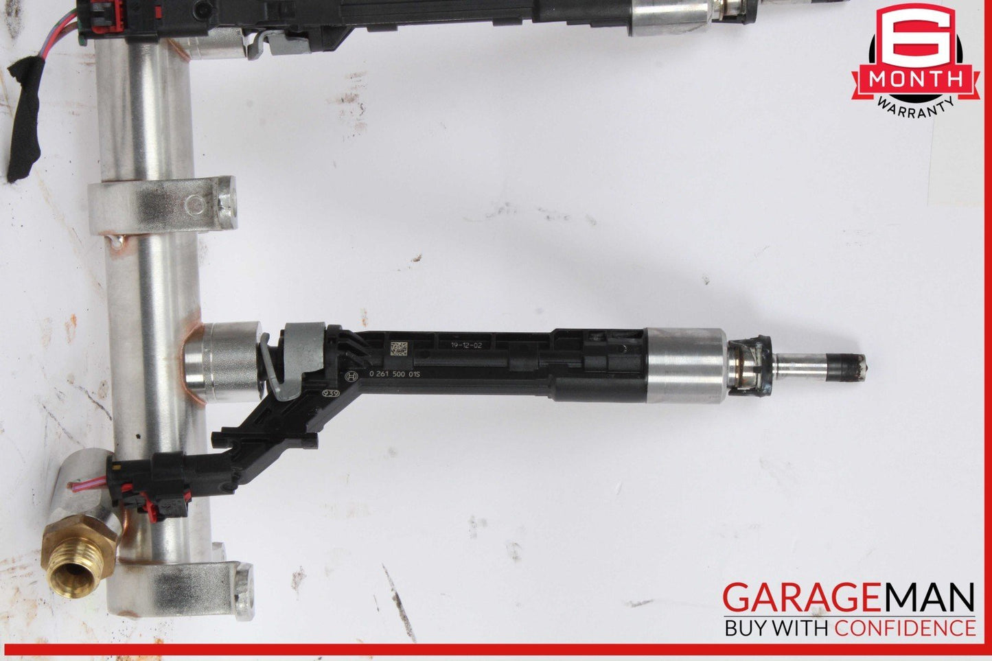 18-24 Audi S5 A5 A4 S4 SQ5 Left Driver Side Fuel Rail w/ Injectors OEM