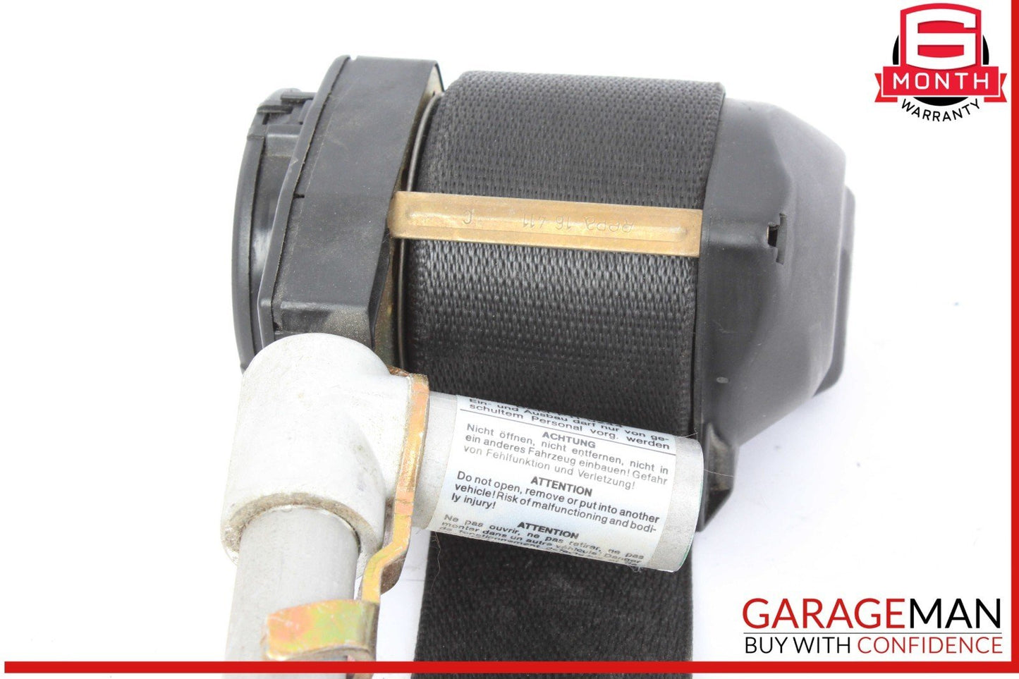 84-93 Mercedes W201 190E 190D Front Right Passenger Side Seat Belt Seatbelt OEM
