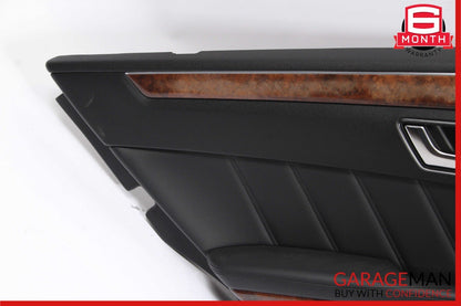 10-13 Mercedes W212 E350 E550 Rear Left Interior Door Panel Assembly Anthracite