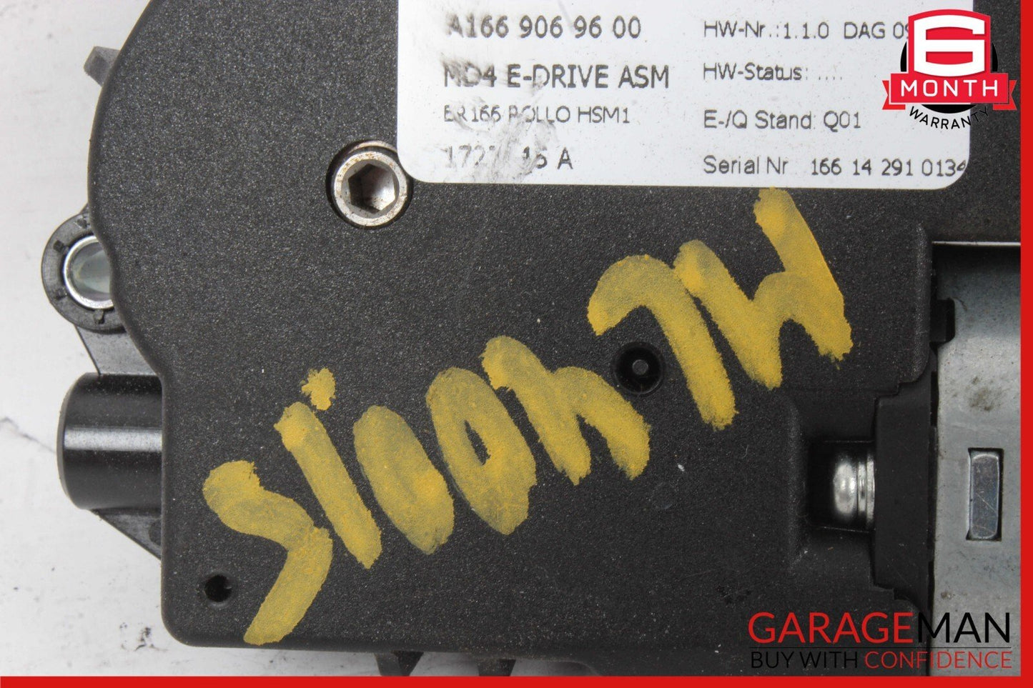 12-16 Mercedes W166 ML400 GL550 Panoramic Sunroof Glass Motor 1669069600 OEM