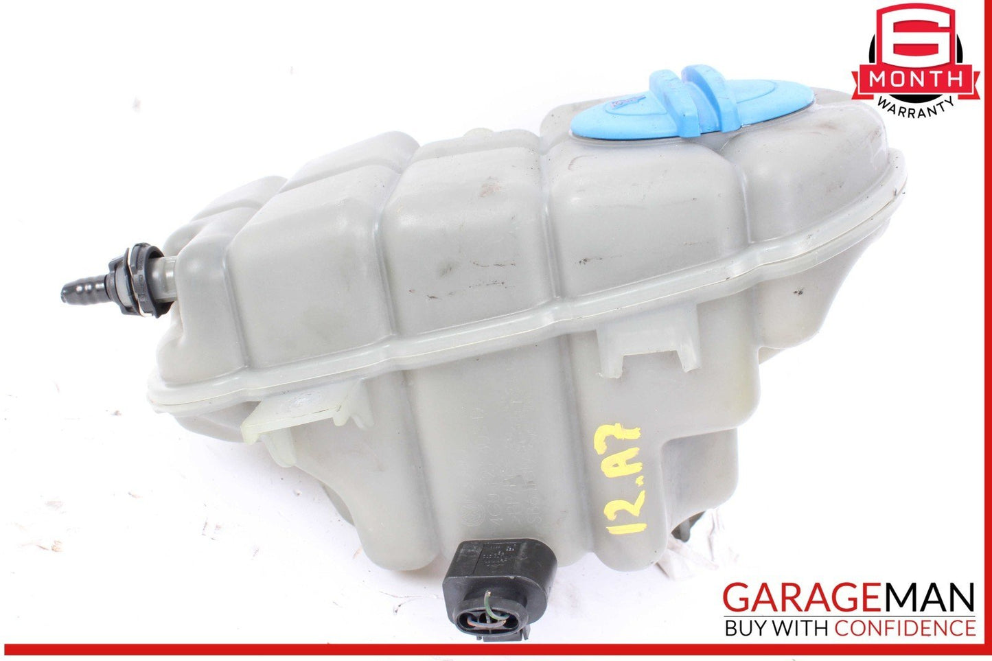 12-18 Audi A7 Coolant Radiator Overflow Expansion Reservoir Tank 4G0121403D OEM