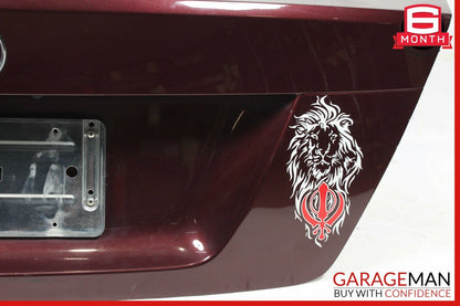 08-14 Mercedes W204 C300 C63 AMG Rear Trunk Lid Deck Shell Panel Red OEM