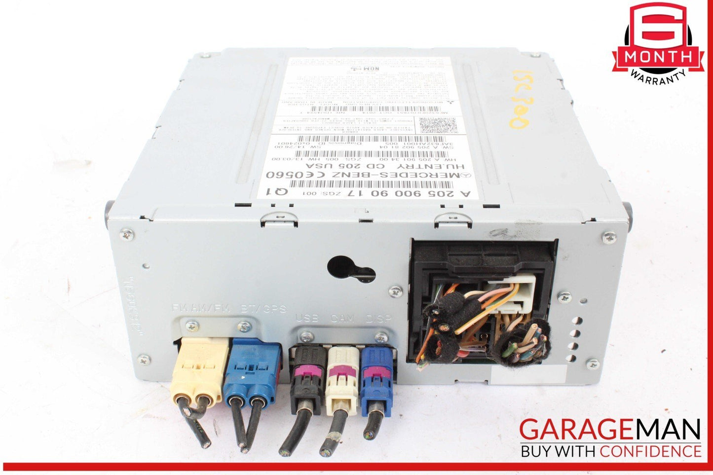 15-18 Mercedes W205 C300 C350e AM/FM CD Player Radio Receiver Module OEM