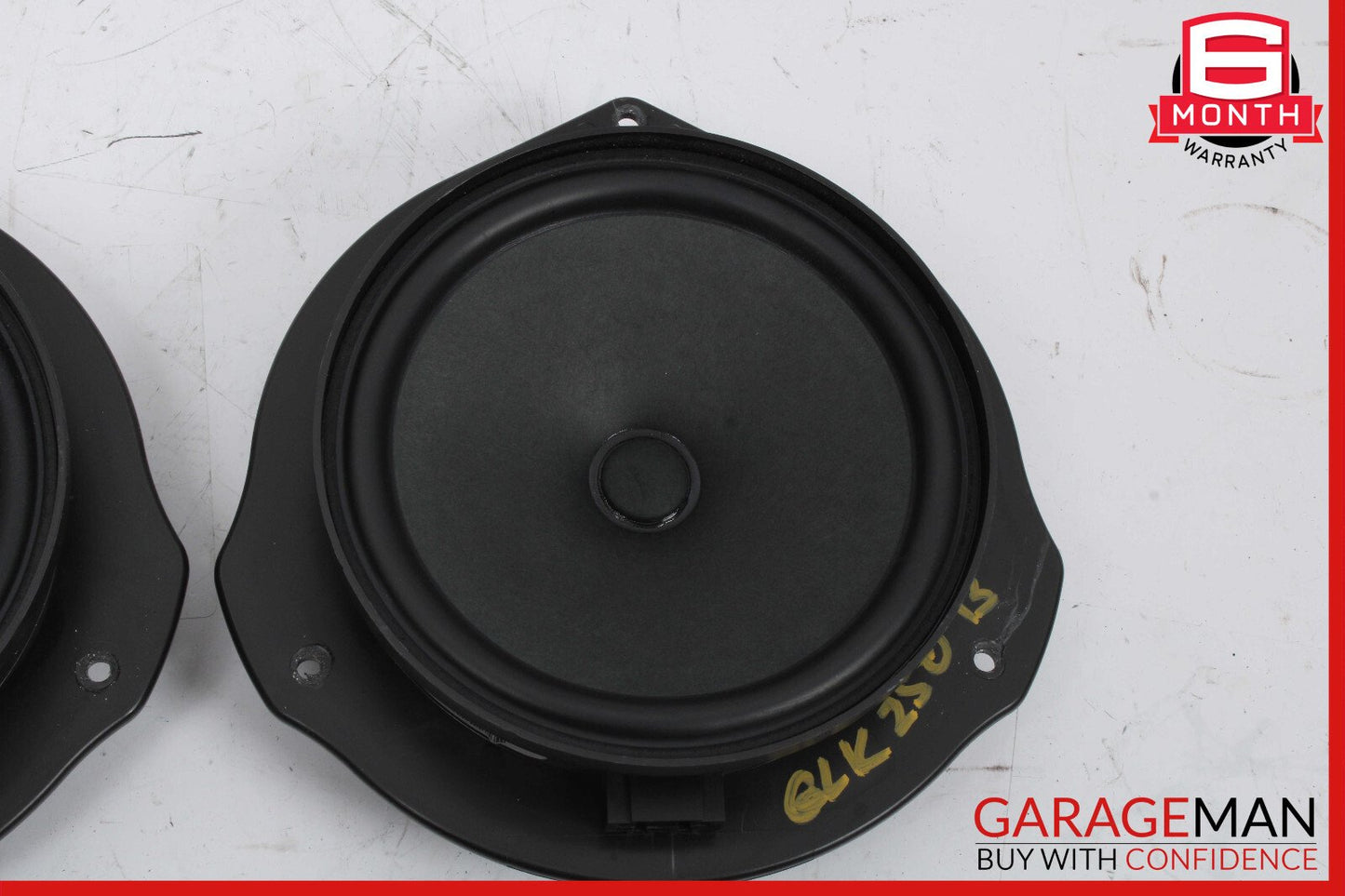 08-15 Mercedes W204 C250 C350 Front Right & Left Door Sound Speakers Set of 2