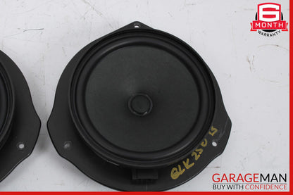 08-15 Mercedes W204 C250 C350 Front Right & Left Door Sound Speakers Set of 2