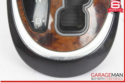 00-06 Mercedes W220 S55 AMG Gear Shifter Bezel Trim Indicator Wood OEM