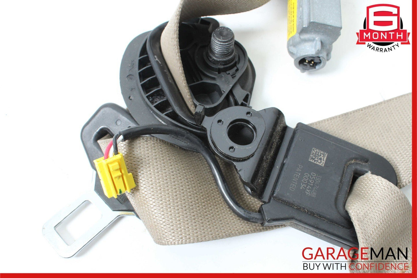 08-14 Mercedes W204 C250 C300 C350 Front Right Side Seat Belt Retractor Beige