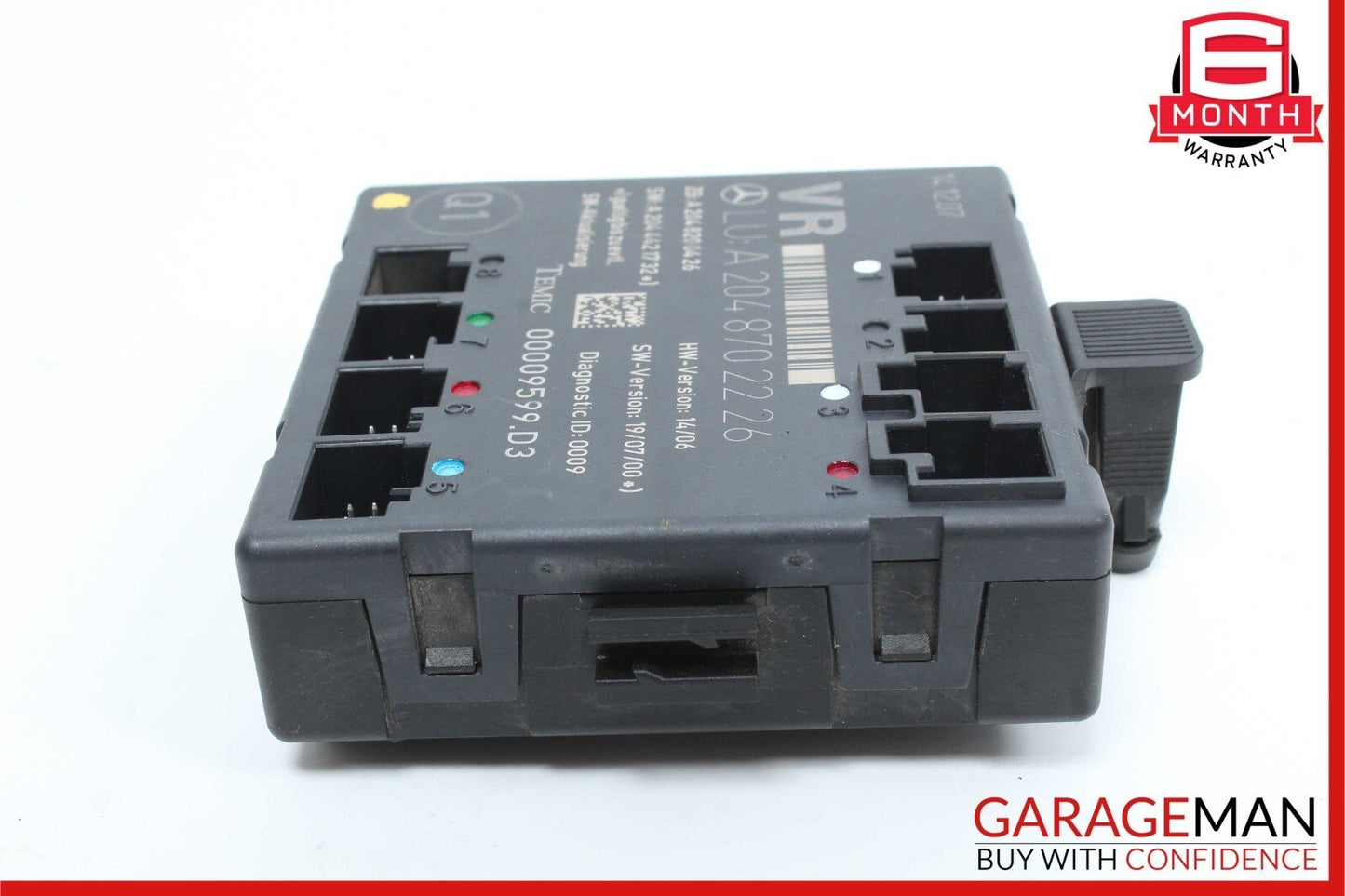 08-18 Mercedes W204 C300 C250 E400 Front Right Side Door Control Module OEM