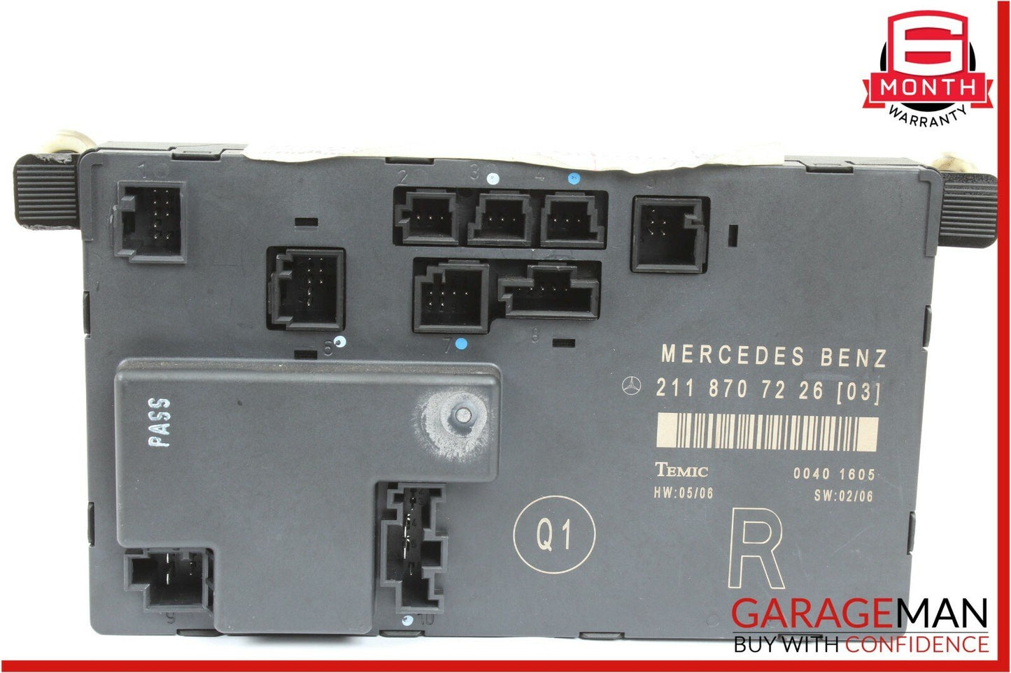 03-09 Mercedes W211 E350 E63 AMG Front Right Side Door Control Module Unit OEM