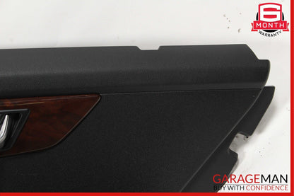 10-15 Mercedes X204 GLK350 Rear Right Side Interior Door Panel Assembly Black
