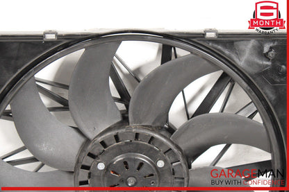 10-16 Porsche Panamera 970 Radiator Engine Electric Cooling Fan Shroud Assy OEM