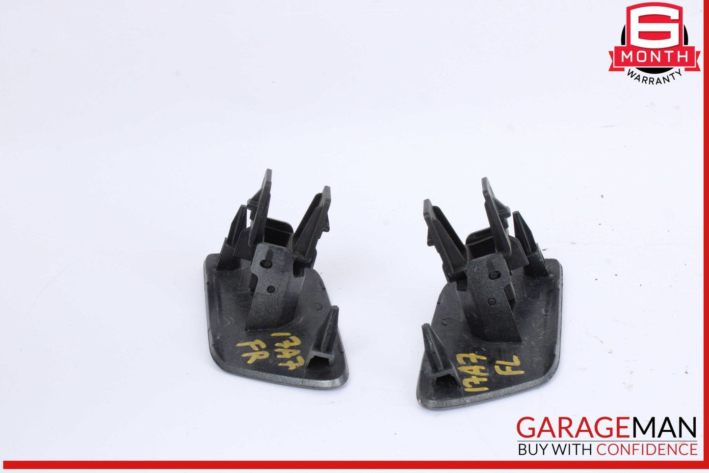 16-18 Audi A7 S7 Front Left and Right Side Head Light Washer Cover Silver OEM