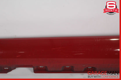 12-16 Mercedes R172 SLK250 AMG Sport Left Side Rocker Skirt Molding Panel Red