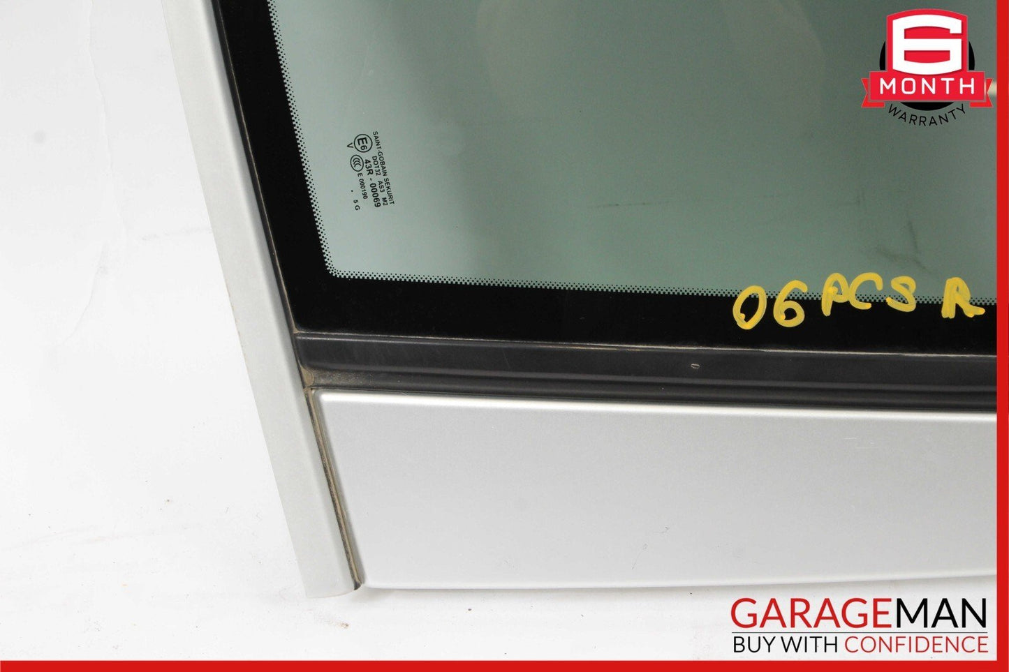 03-10 Porsche Cayenne 955 957 Rear Right Door Quarter Window Glass Panel Assy