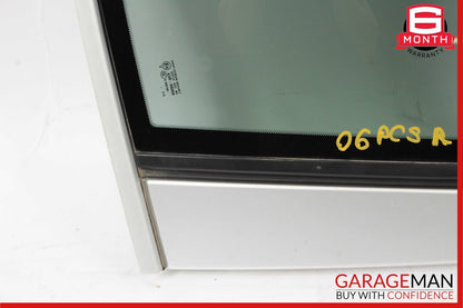 03-10 Porsche Cayenne 955 957 Rear Right Door Quarter Window Glass Panel Assy