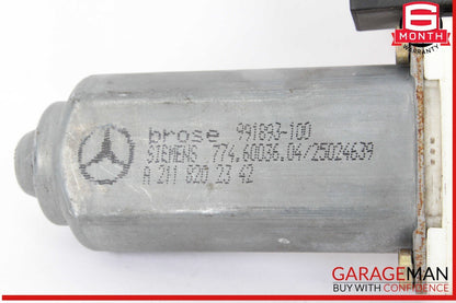 03-09 Mercedes W211 E55 AMG E550 E63 Rear Left Door Window Regulator Motor Unit
