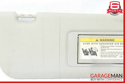06-10 Mercedes W251 R350 Front Right Side Sunvisor Sun Visor Shade Gray OEM