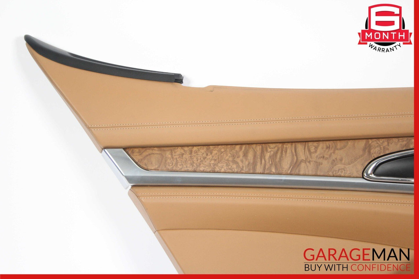 10-16 Porsche Panamera 970 Rear Left Interior Door Trim Panel Cover Assy Beige