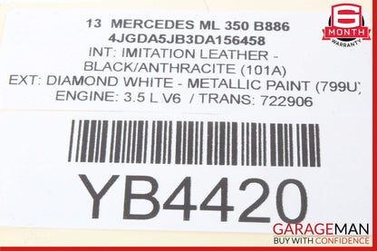 12-19 Mercedes W166 ML350 GL450 GLE350 Front Right Side Door Control Module OEM