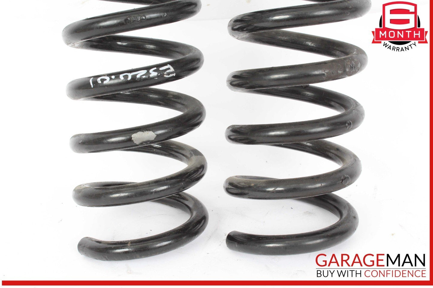 98-02 Mercedes W210 E320 E430 Rear Suspension Coil Spring Absorber Set of 2 Pc