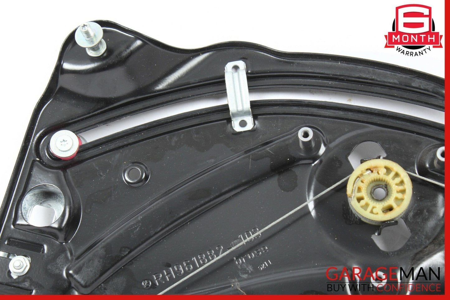 10-16 Mercedes W207 E350 Coupe Rear Right Door Window Regulator Frame w/o Motor