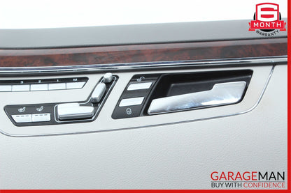 10-13 Mercedes W221 S500 Front Right Interior Door Panel Trim Cover Assembly OEM