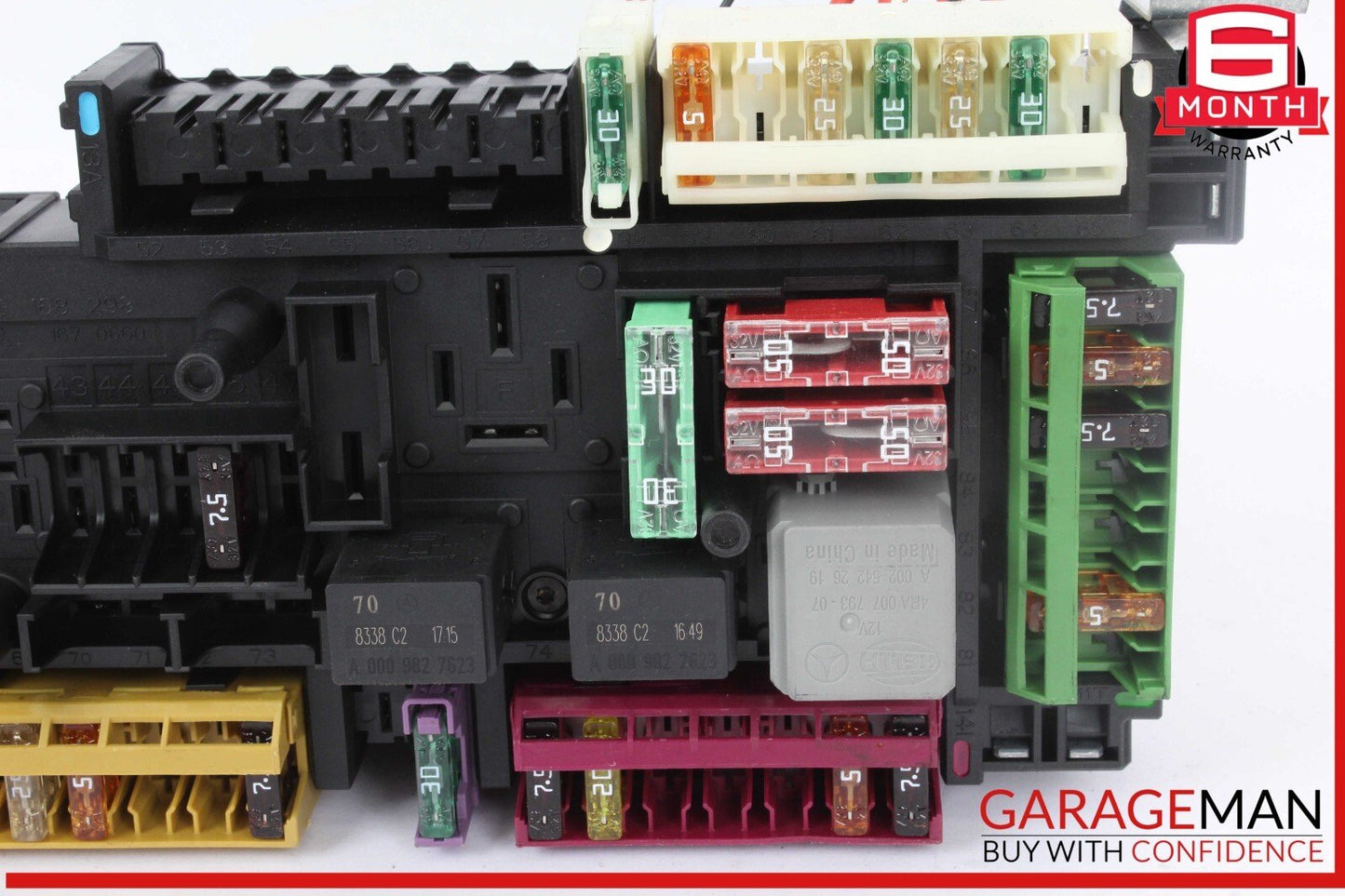 17-20 Mercedes SLC43 AMG SLC300 Rear Relay Fuse Box SAM Control Module OEM