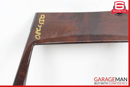 07-14 Mercedes W216 CL550 Center Console Comand Unit Radio Bezel Trim Wood OEM