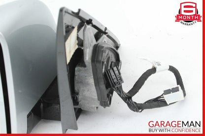 10-13 Mercedes W212 E400 Front Left Side Mirror Door Rear View Iridium Silver