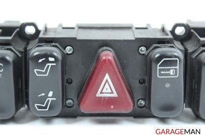 00-02 Mercedes W215 CL600 Center Dashboard Hazard Light Switch Control Panel OEM