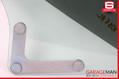 08-17 AUDI S5 REAR LEFT DRIVER DOOR QUARTER WINDOW GLASS OEM
