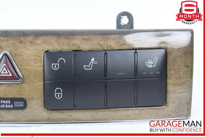 05-07 Mercedes W203 C230 C320 Dashboard Dash Control Switch Panel Bezel Trim OEM