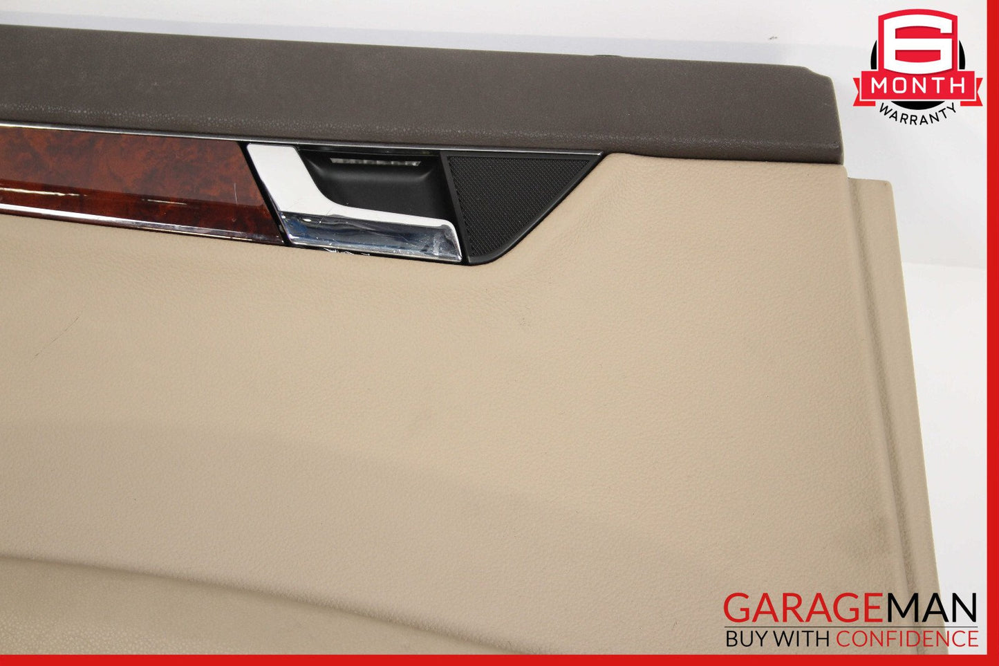 08-14 Mercedes W204 C300 C350 Sedan Rear Left Interior Door Panel Assembly Beige
