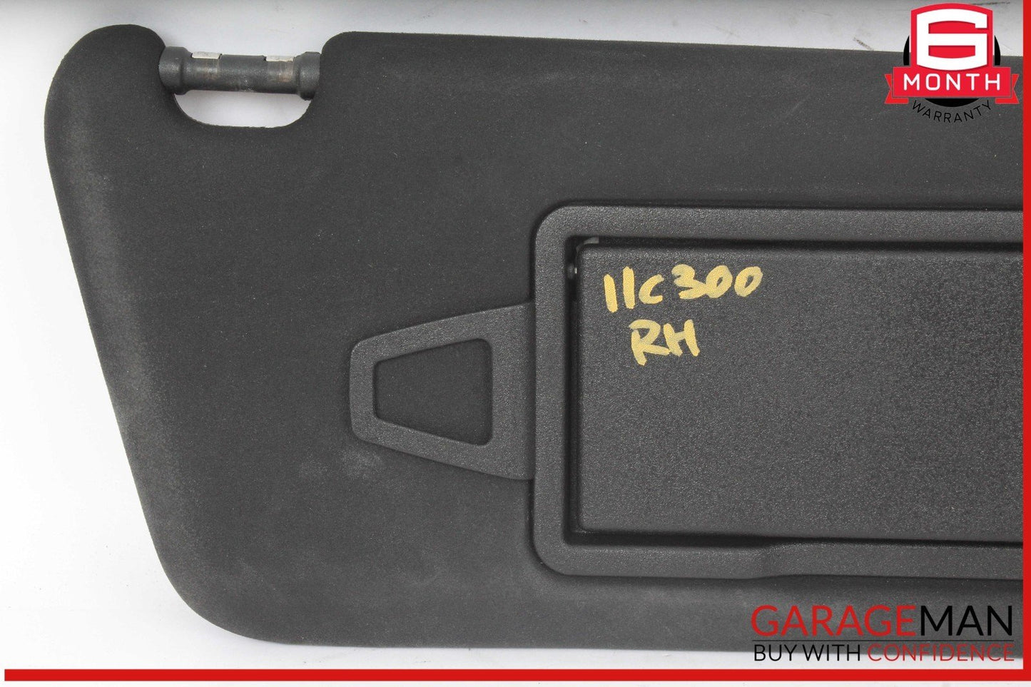 08-14 Mercedes W204 C300 C250 C350 Front Right Side Sunvisor Sun Visor Black OEM