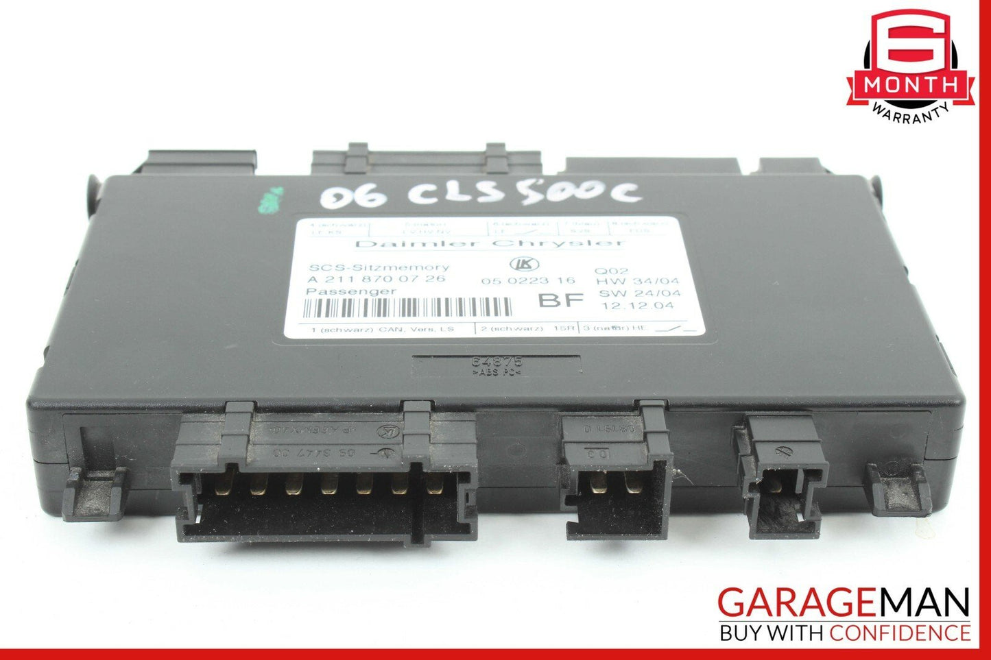 03-11 Mercedes CLS500 E350 Front Right Side Under Seat Control Module Unit OEM