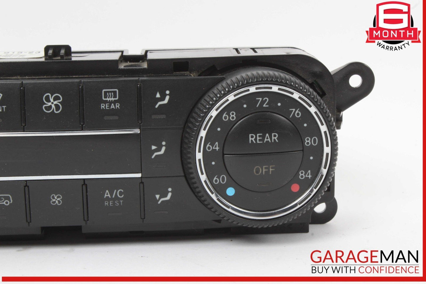 06-12 Mercedes X164 GL450 4MATIC AC Temp Heater Climate Control Switch Display