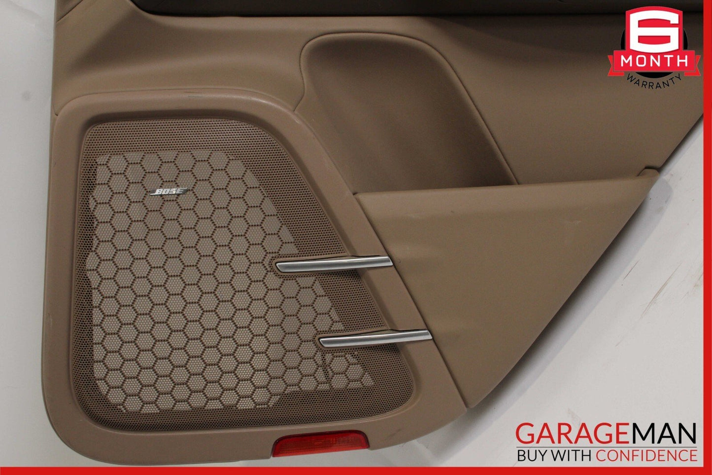 11-17 Porsche Cayenne 958 Rear Right Side Interior Door Panel Assembly Brown OEM